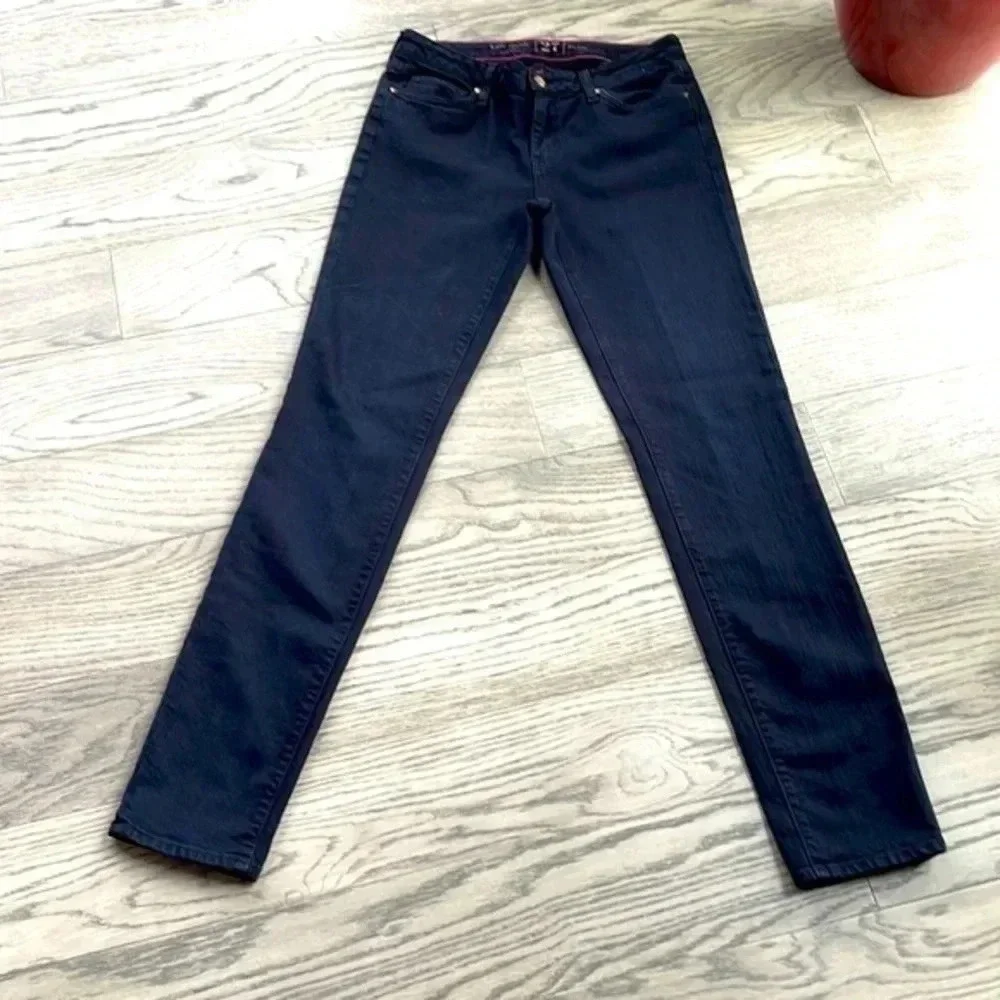 Kate Spade Play Hooky -Broome Street black skinny mid rise jeans size27 EUC